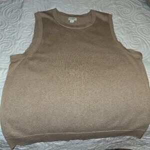 J Crew sleeveless sweater